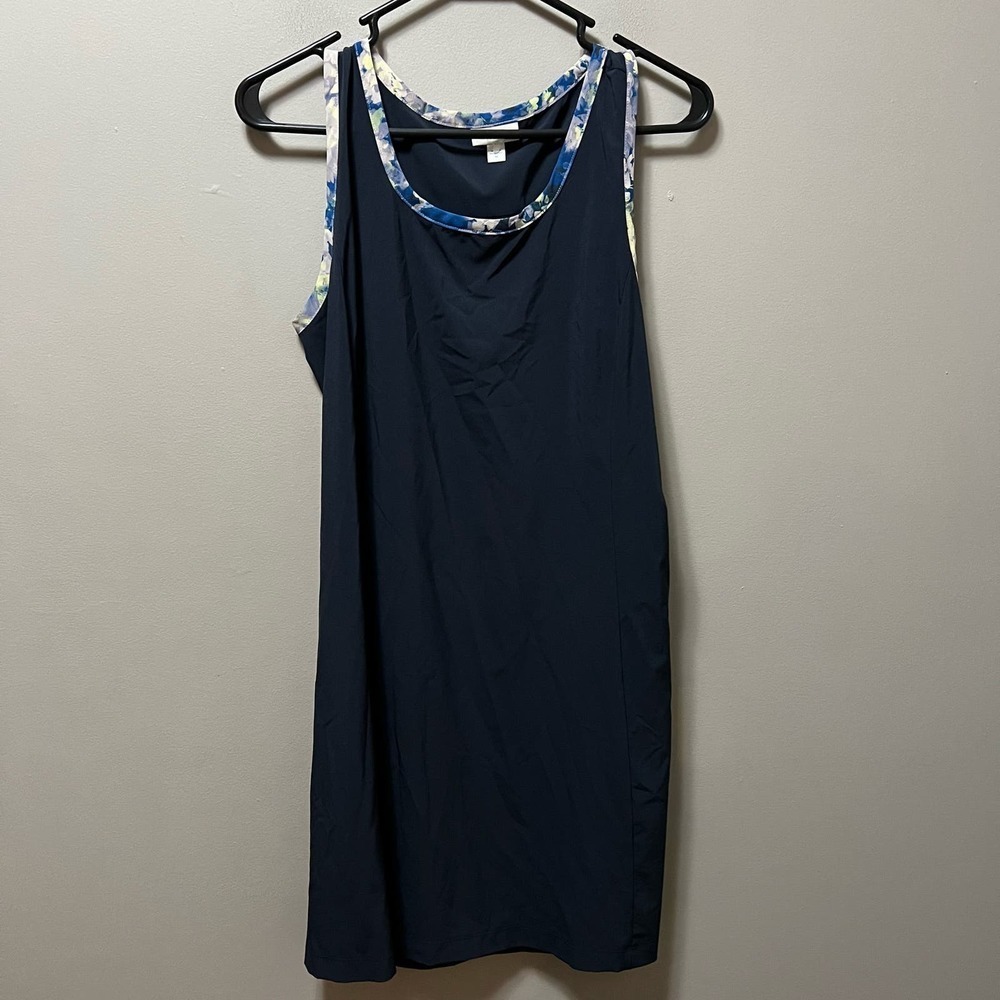 J. Jill Fit On‎ The Go Racer Back dress size xs navy